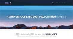 Desktop Screenshot of defihealthcare.com